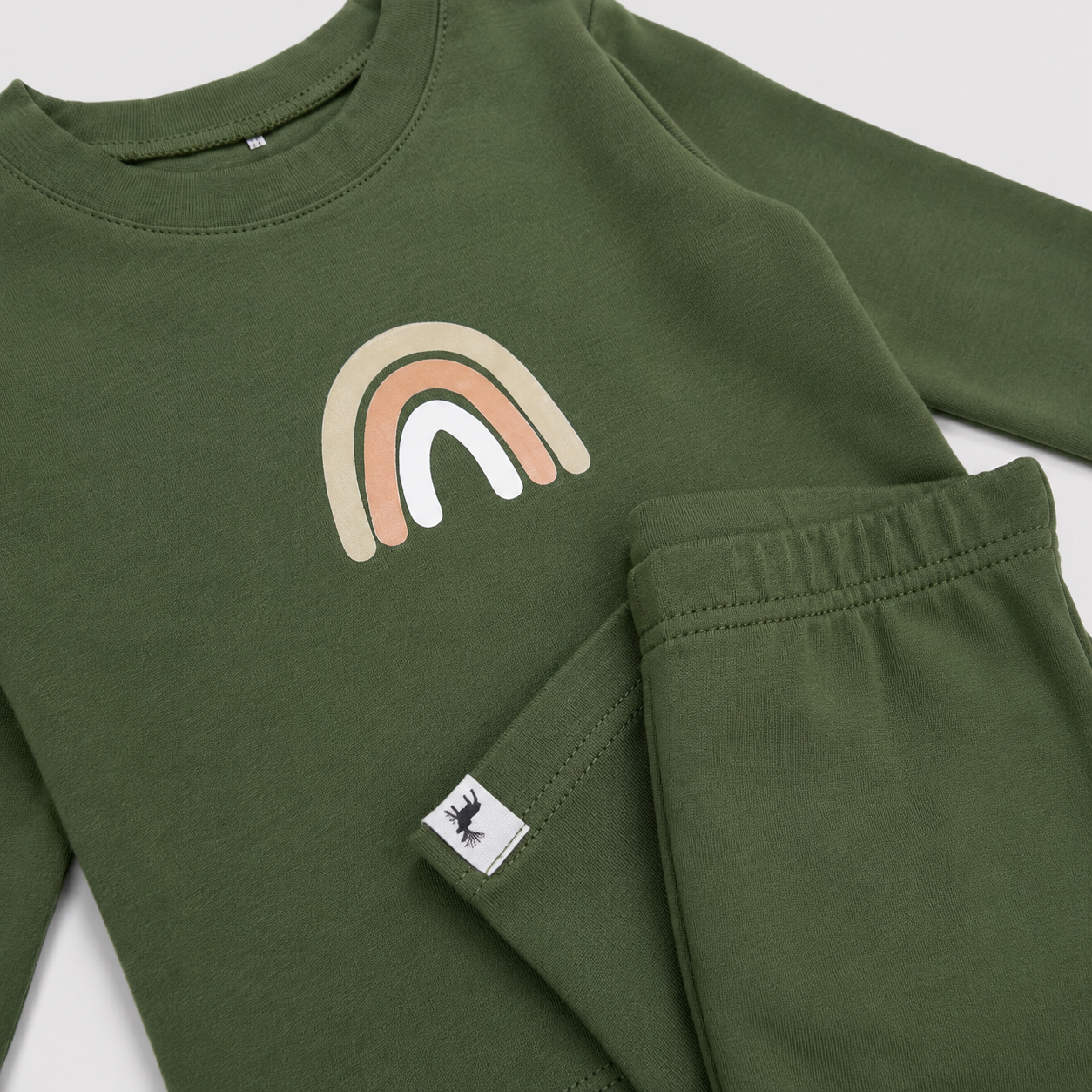 Conjunto Algodão Rainbow Green Longo