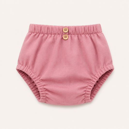 Tapa Fralda Buttons Linho Rose