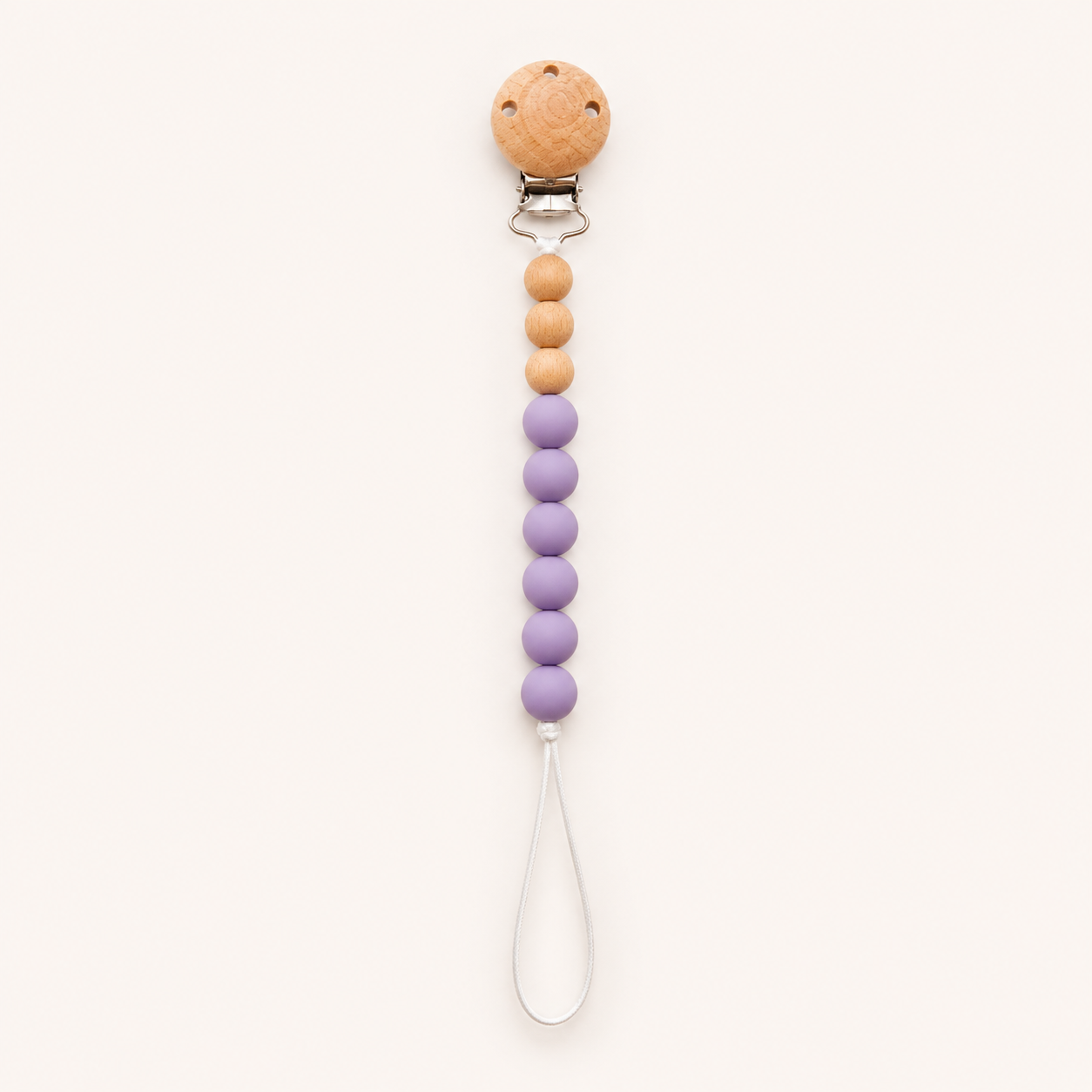 Prendedor De Chupeta Vintage Lavanda