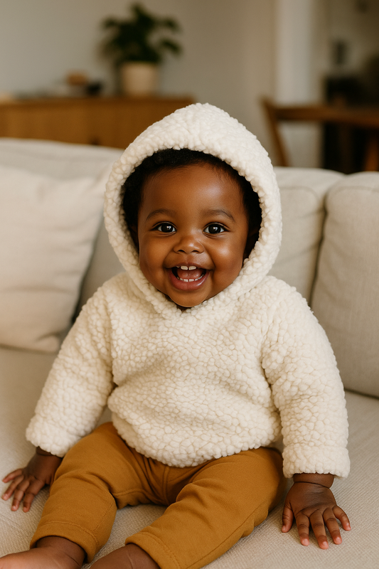 Casaco Bebê Teddy Vanilla