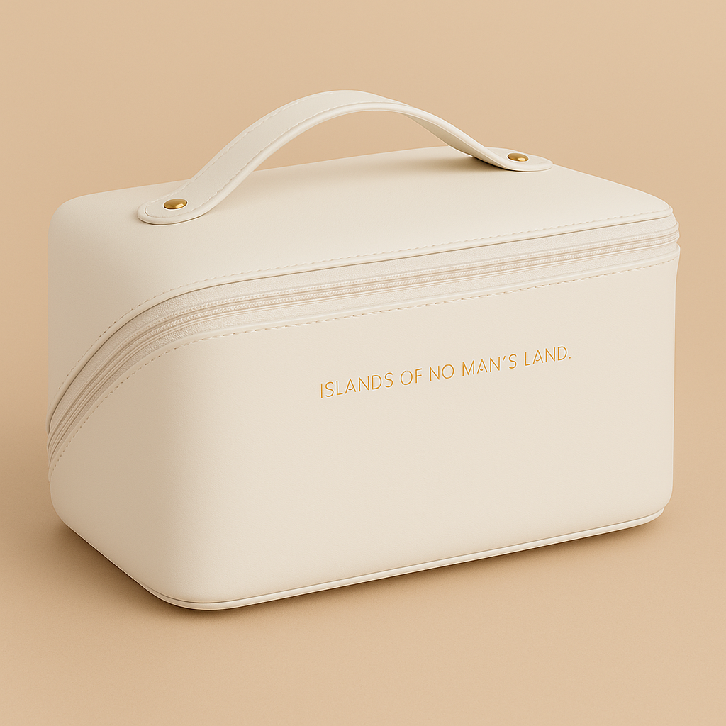Necessaire c/ divisorias Multifuncional Minimalista Off White