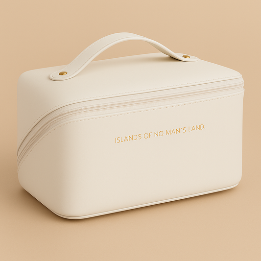 Necessaire c/ divisorias Multifuncional Minimalista Off White