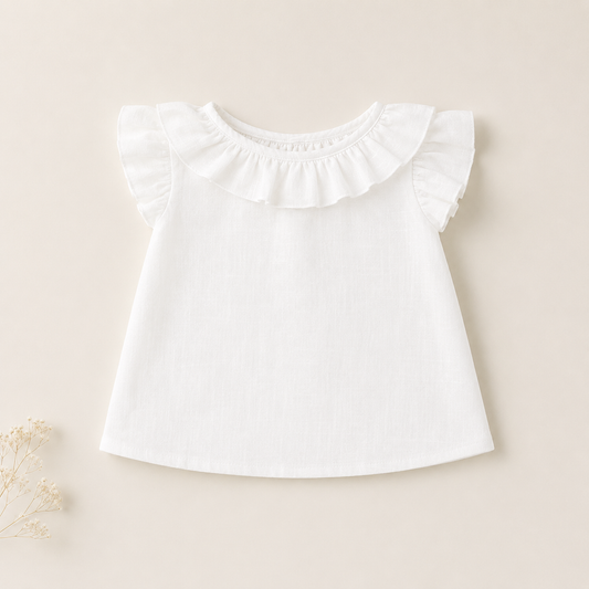 Camisa Bebê Menina Little White