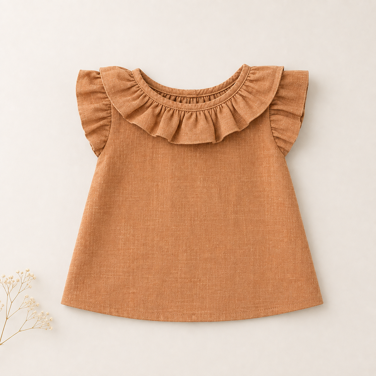 Camisa Bebê Menina Little Brown
