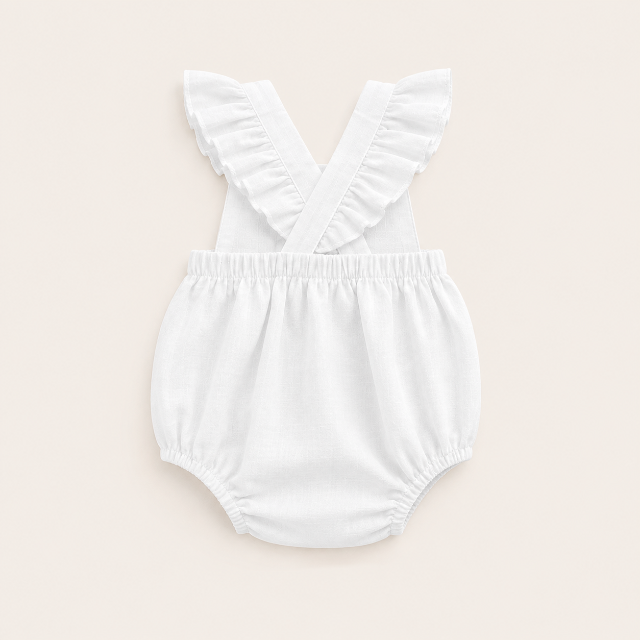 Mono de bebé Anelise Off-White