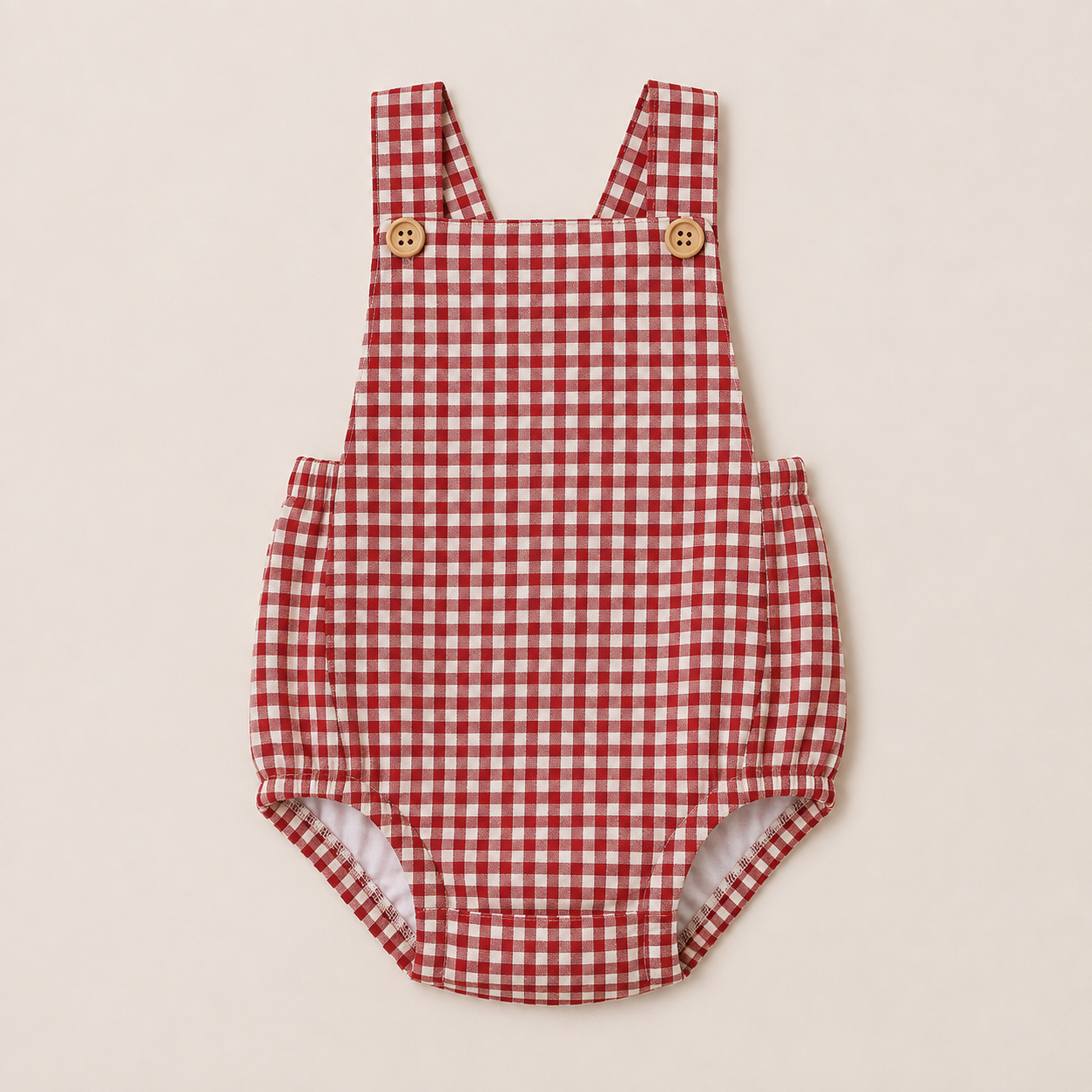 Romper Bebê Chess Red