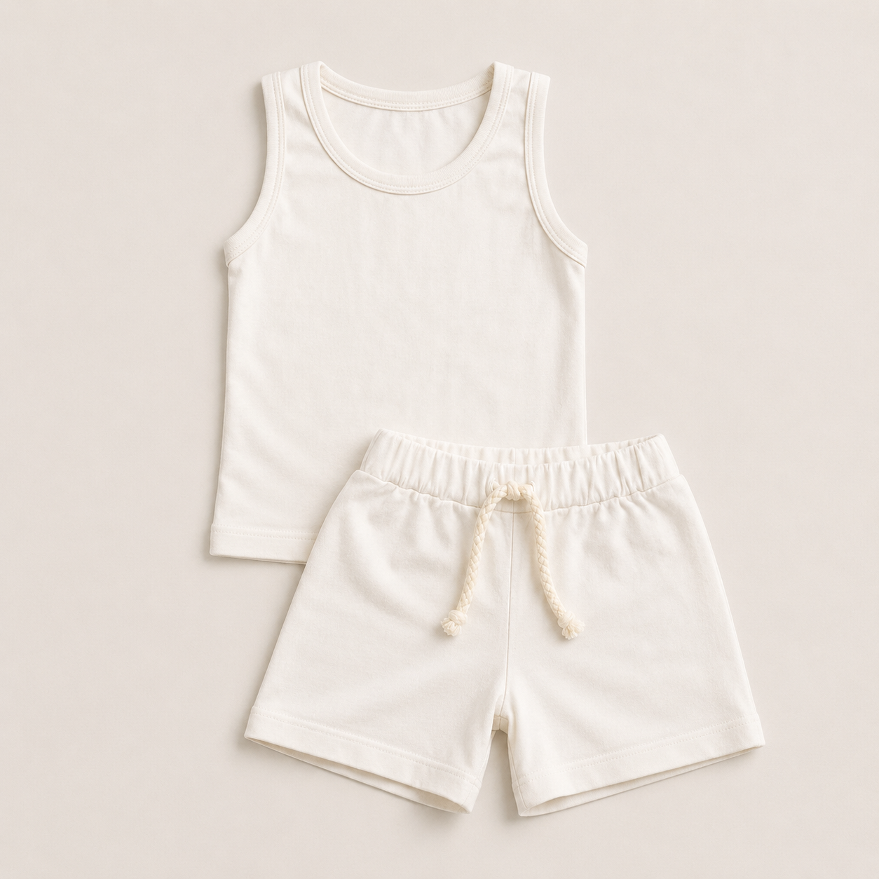 Conjunto de bebé Ollie Summer Off White