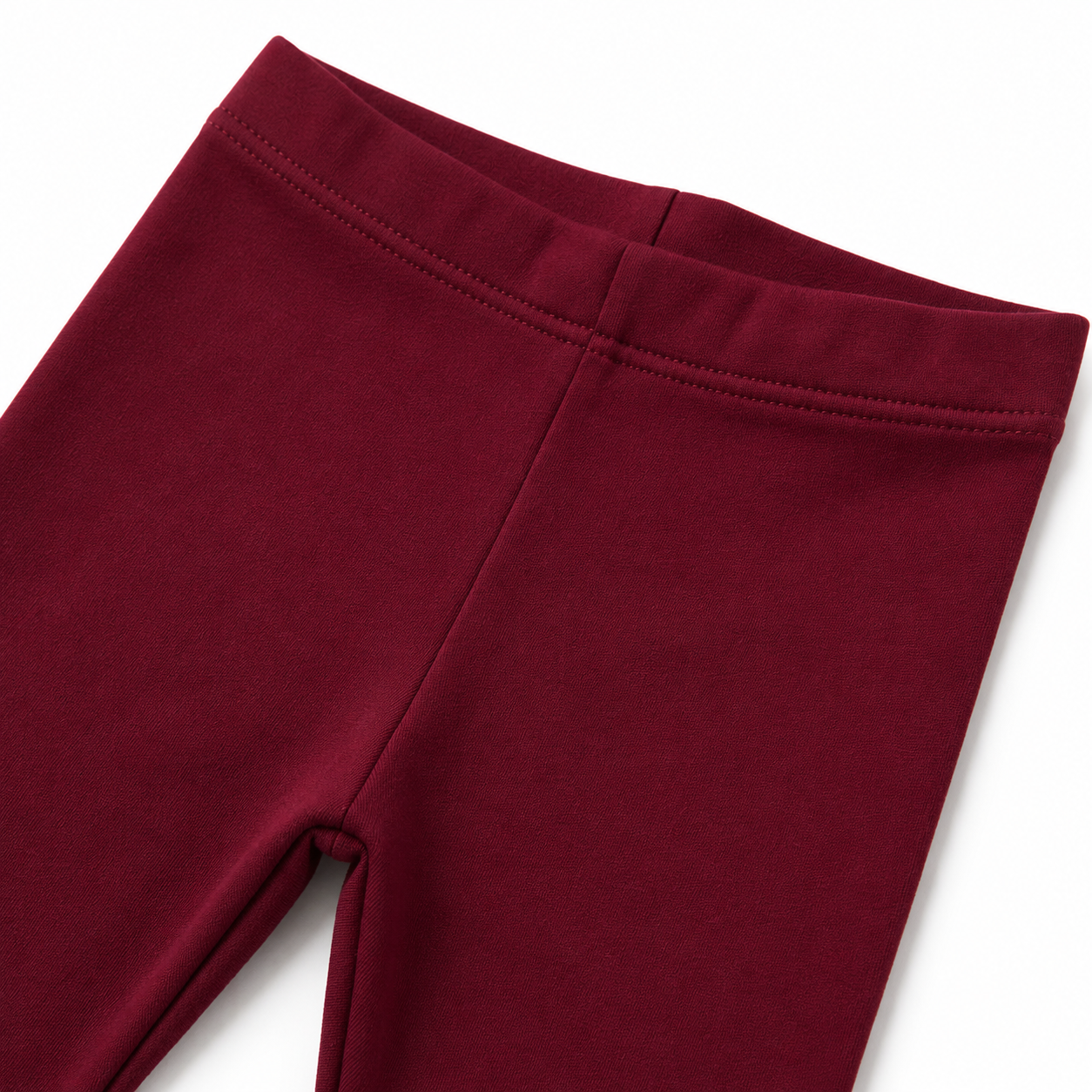 Pantalones de bebé de algodón burdeos
