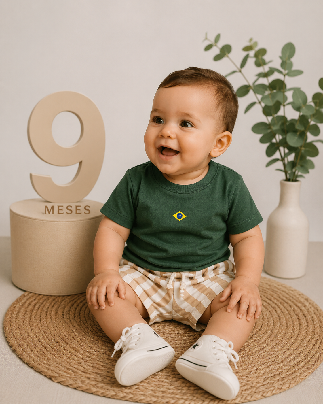 Camisa Brasileirinho Minimal Musgo