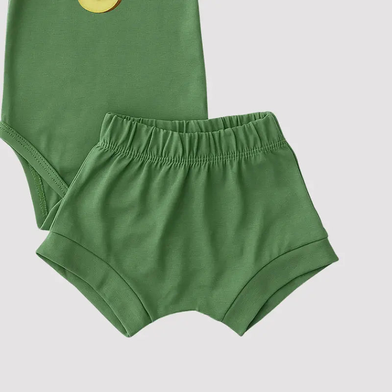 Conjunto Bebê Algodão Abacate Green
