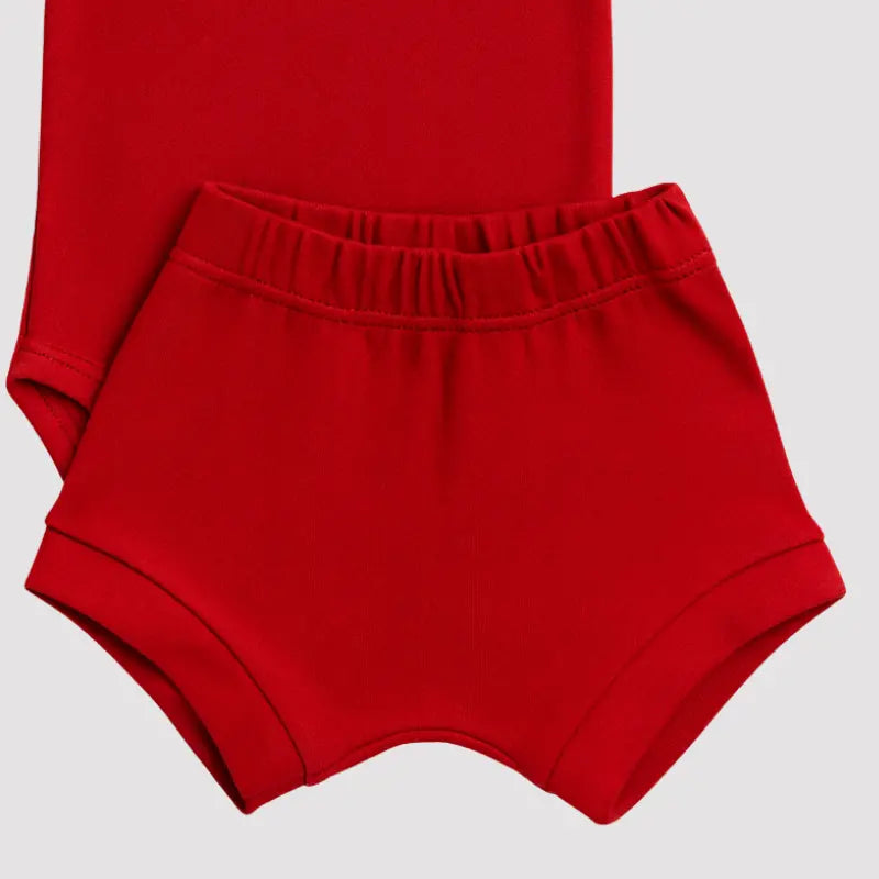Conjunto Bebe Algodao Meu Primeiro Natal Red