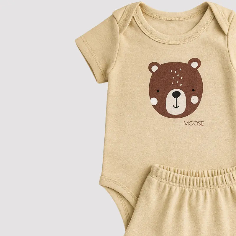 Conjunto Bebe algodao Bear