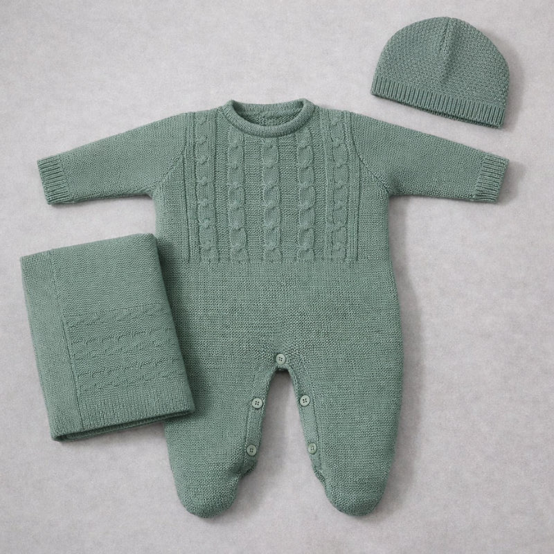 Kit 3 Peças Saída Maternidade France Oliva