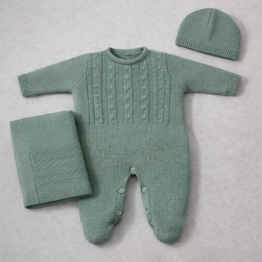 Kit 3 Peças Saída Maternidade France Oliva