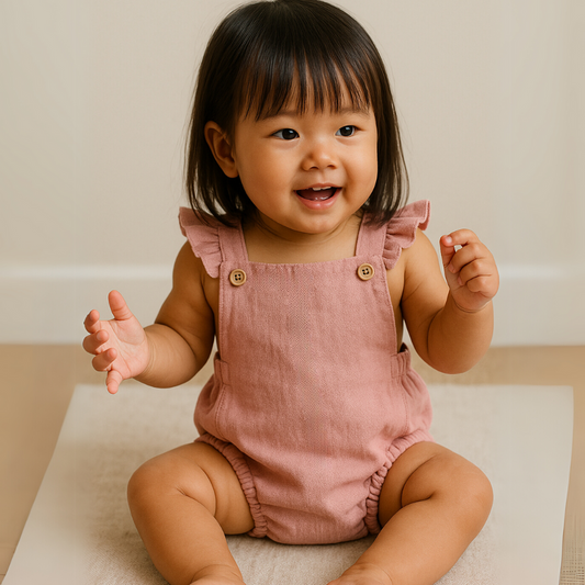 Romper Bebê Anelise Rose