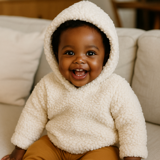Casaco Bebê Teddy Vanilla