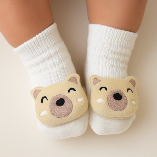 Meia bebê Teddy Sensorial