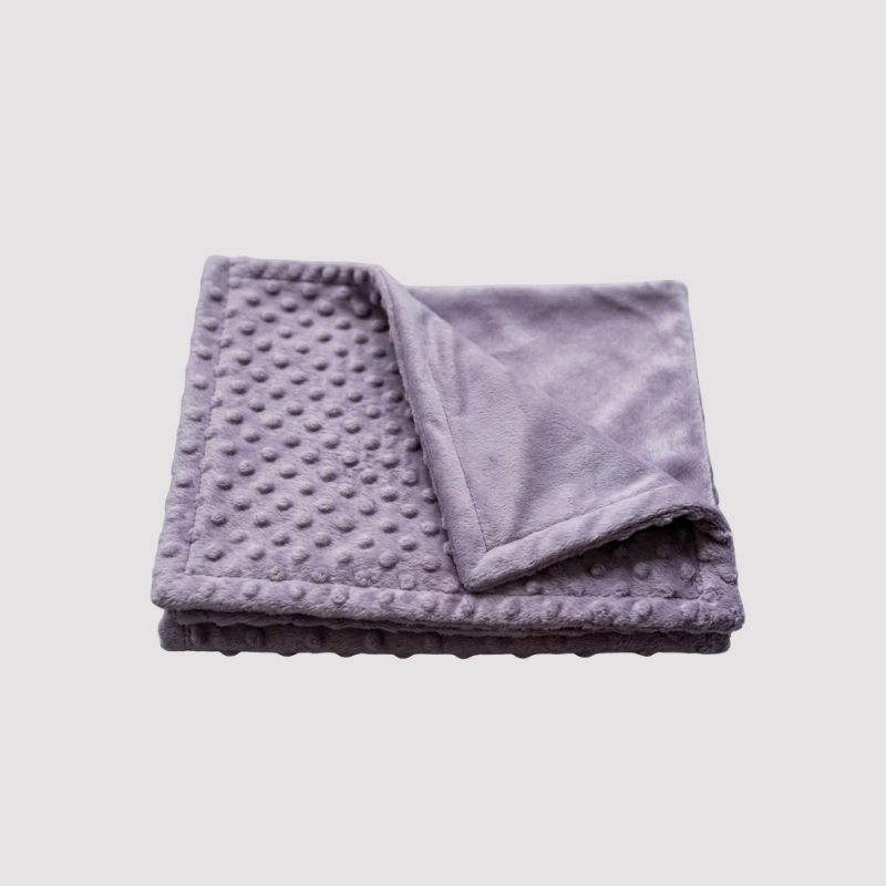 Manta Bebê Peluciada Confort Lavanda