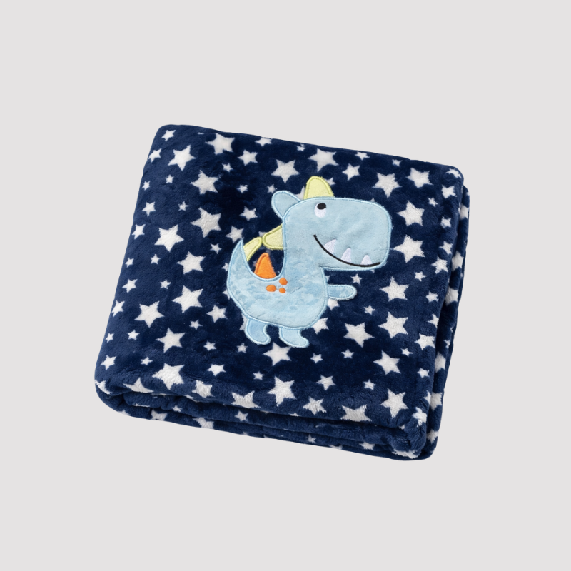 Manta Bebê Dino Star Plush