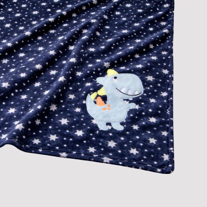 Manta Bebê Dino Star Plush