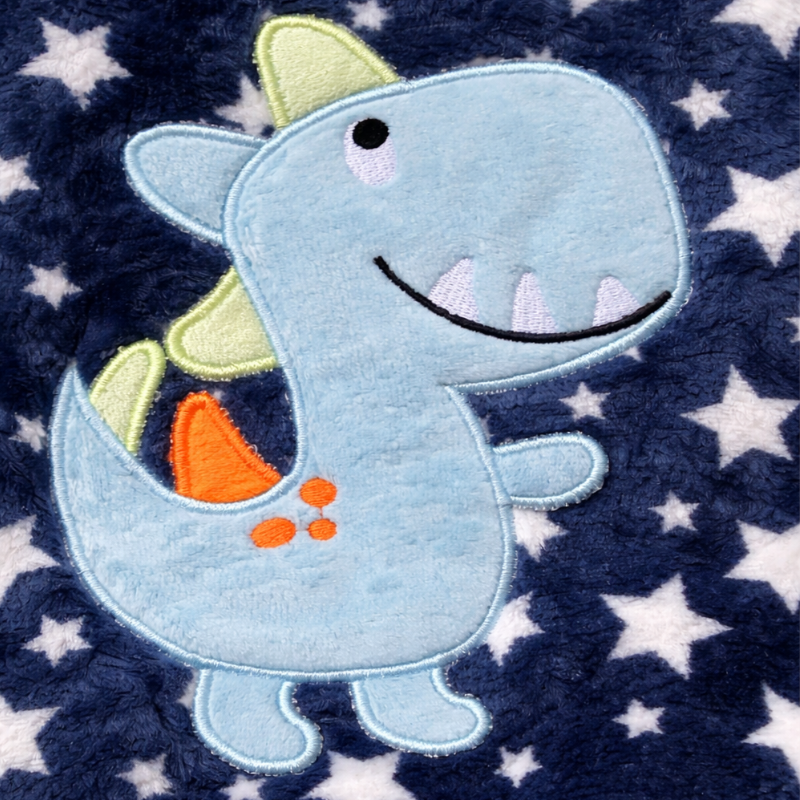 Manta Bebê Dino Star Plush