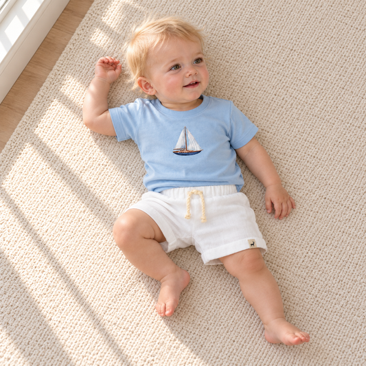 Conjunto Bebê Confort Navy Off White