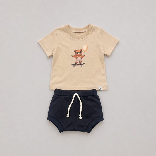 Conjunto Bebê Algodão Teddy Party