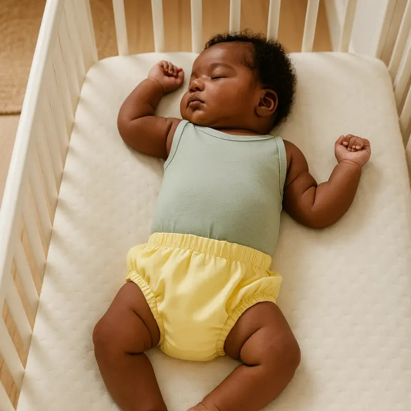 Vintage Yellow Linen Baby Diaper Cover
