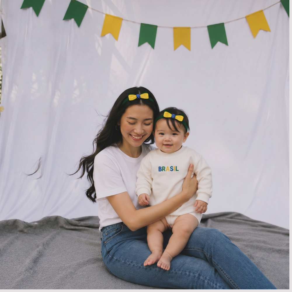 KIT TIARA TAL MÃE TAL FILHA BRASILEIRINHA