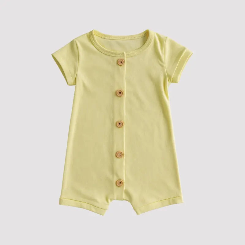 Macacão Bebê Algodão Organic Fresh Amarelo