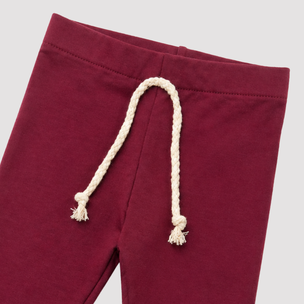 Calça Bebê Moletinho Confort Bordô