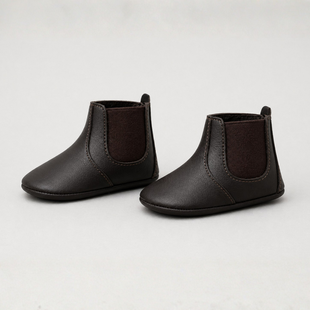Bota Bebê Vintage Unissex Mocha