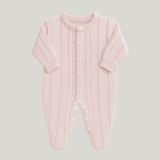 Kit Saída Maternidade Menina Tricot 2 Peças Helena Rose