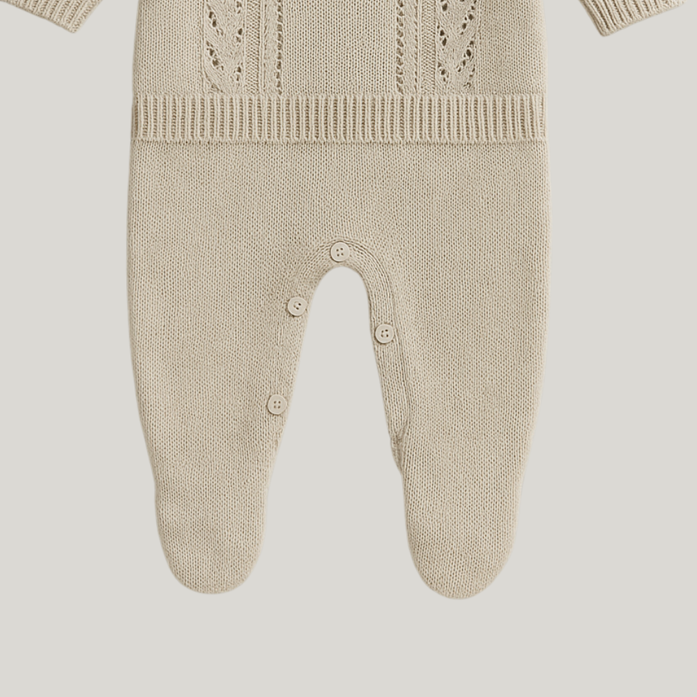 Kit Saída Maternidade Menina Tricot 3 Peças Veneza Rose