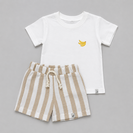 Conjunto Bebê Algodão Bananinha