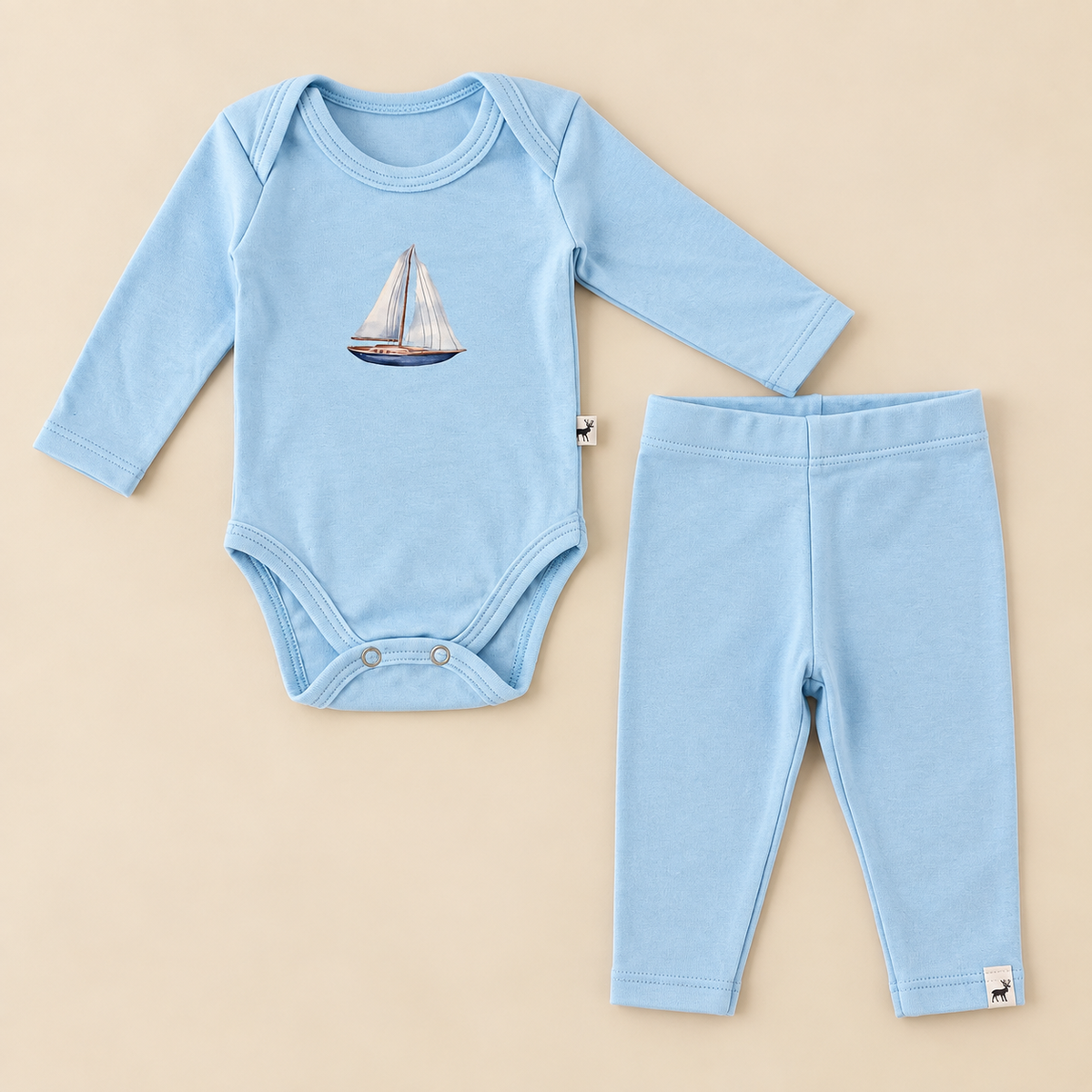 Conjunto Bebe Algodão Navy Blue