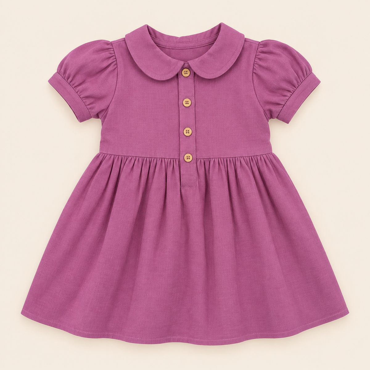 Vestido Infantil Aurora Framboesa