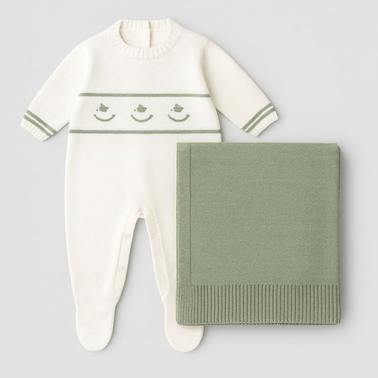Kit Saída Maternidade Cavalinhos Green
