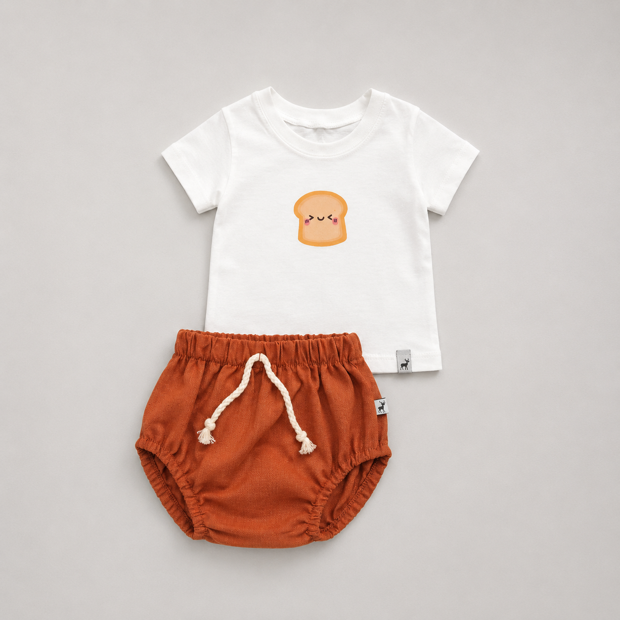 Conjunto Bebê Bread Terra Cota