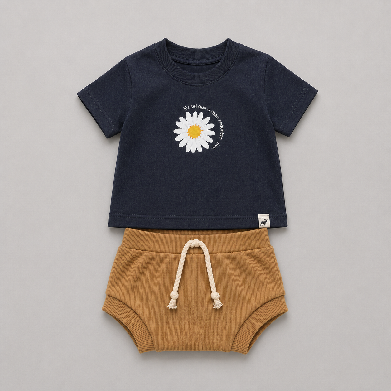 Conjunto Bebê Algodão Margarida