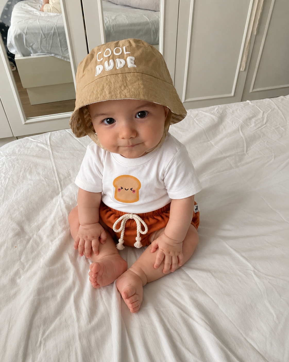 Conjunto Bebê Bread Terra Cota