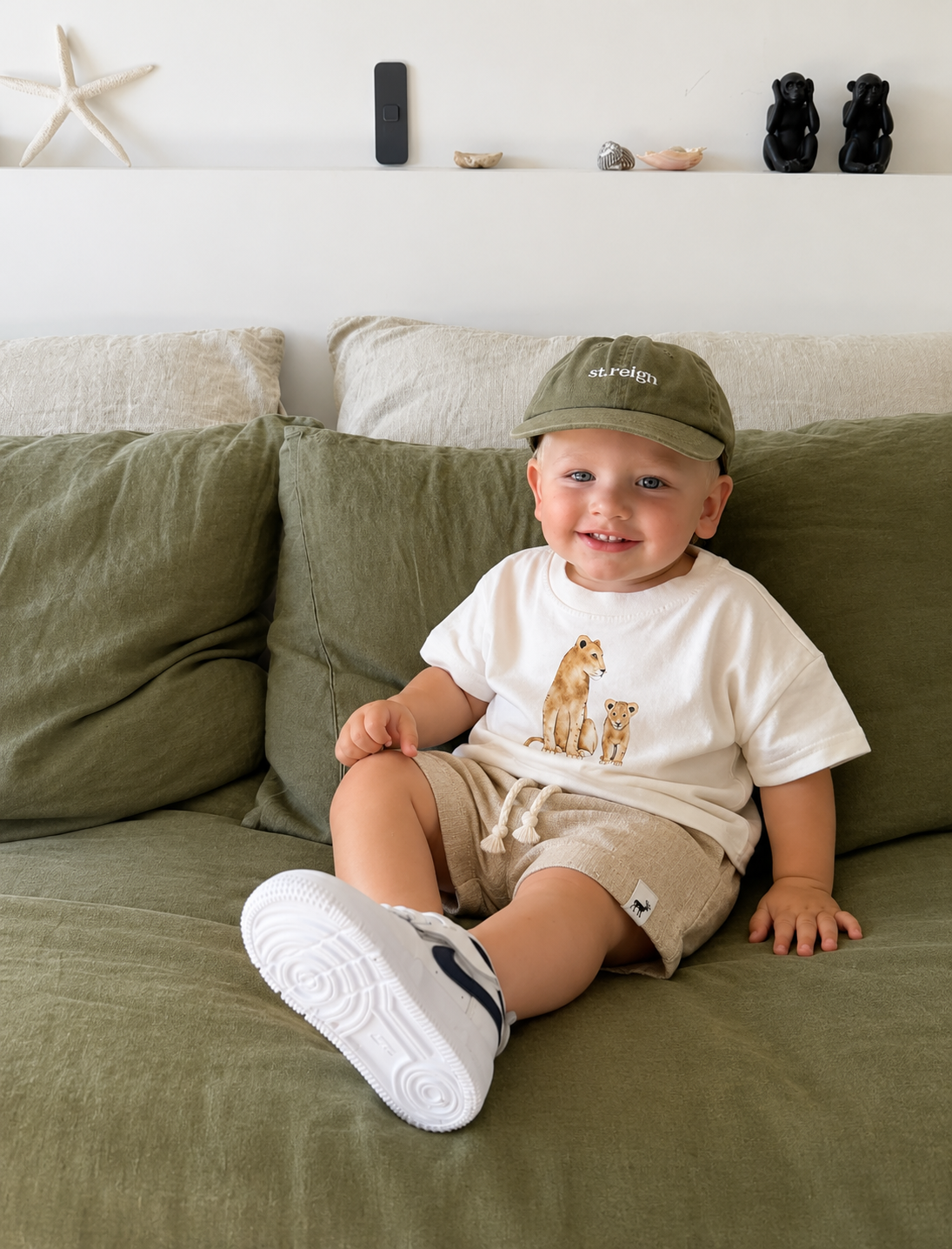 Conjunto Bebê Algodão Lion Safari