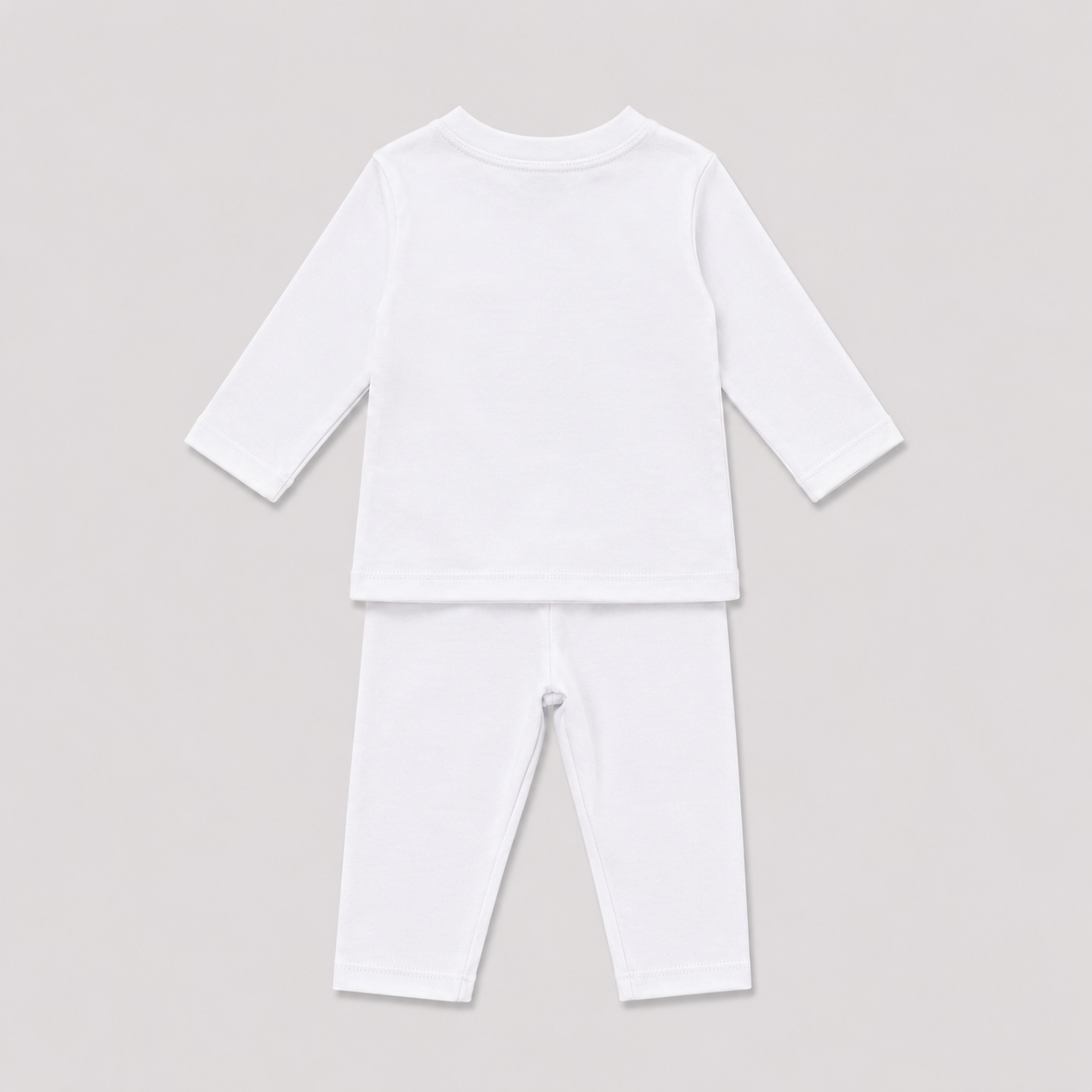 Conjunto Algodão Oh Milk White Longo