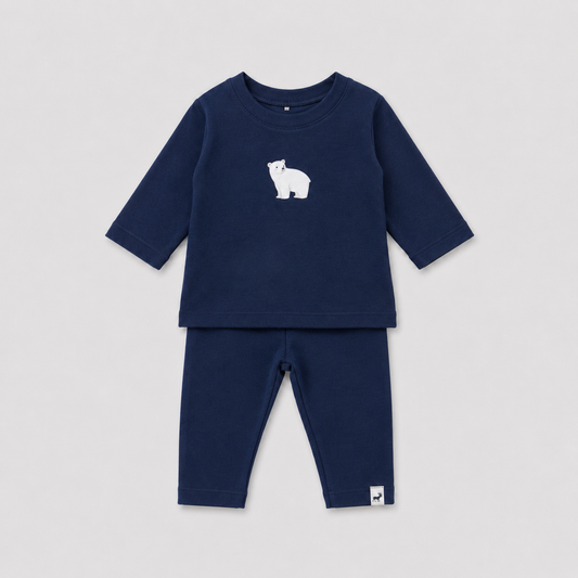 Conjunto Algodão Polar Black Longo