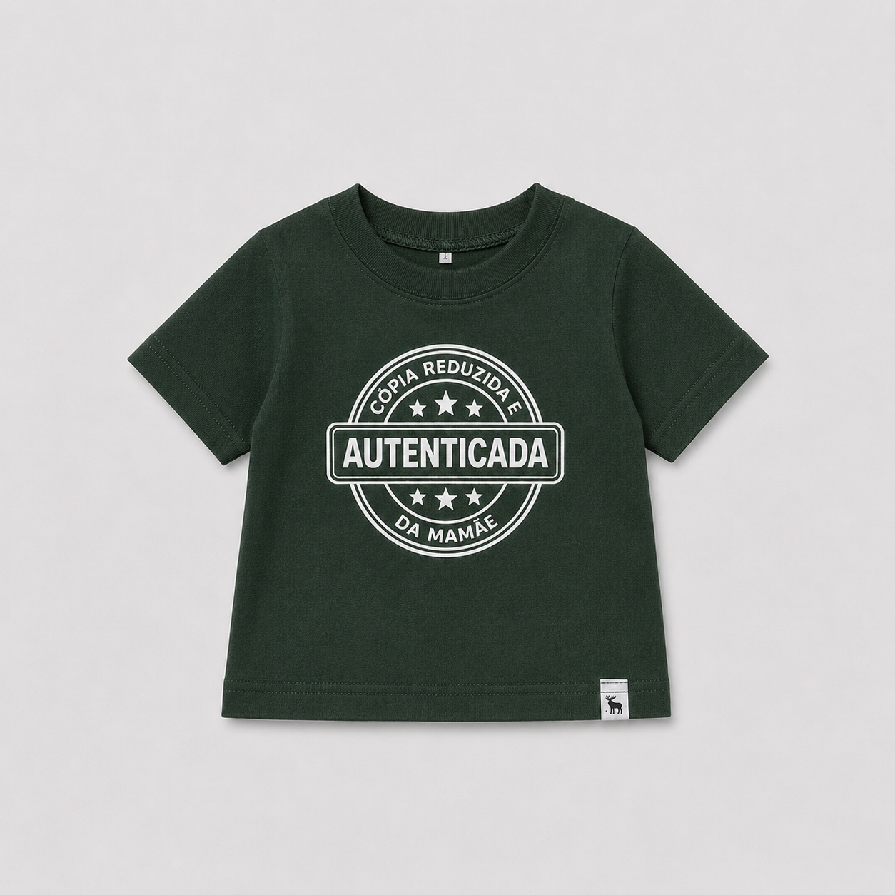 Camisa Algodão Copia da Mamãe Musgo