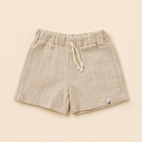 Short Bebê Linho Beach Caqui