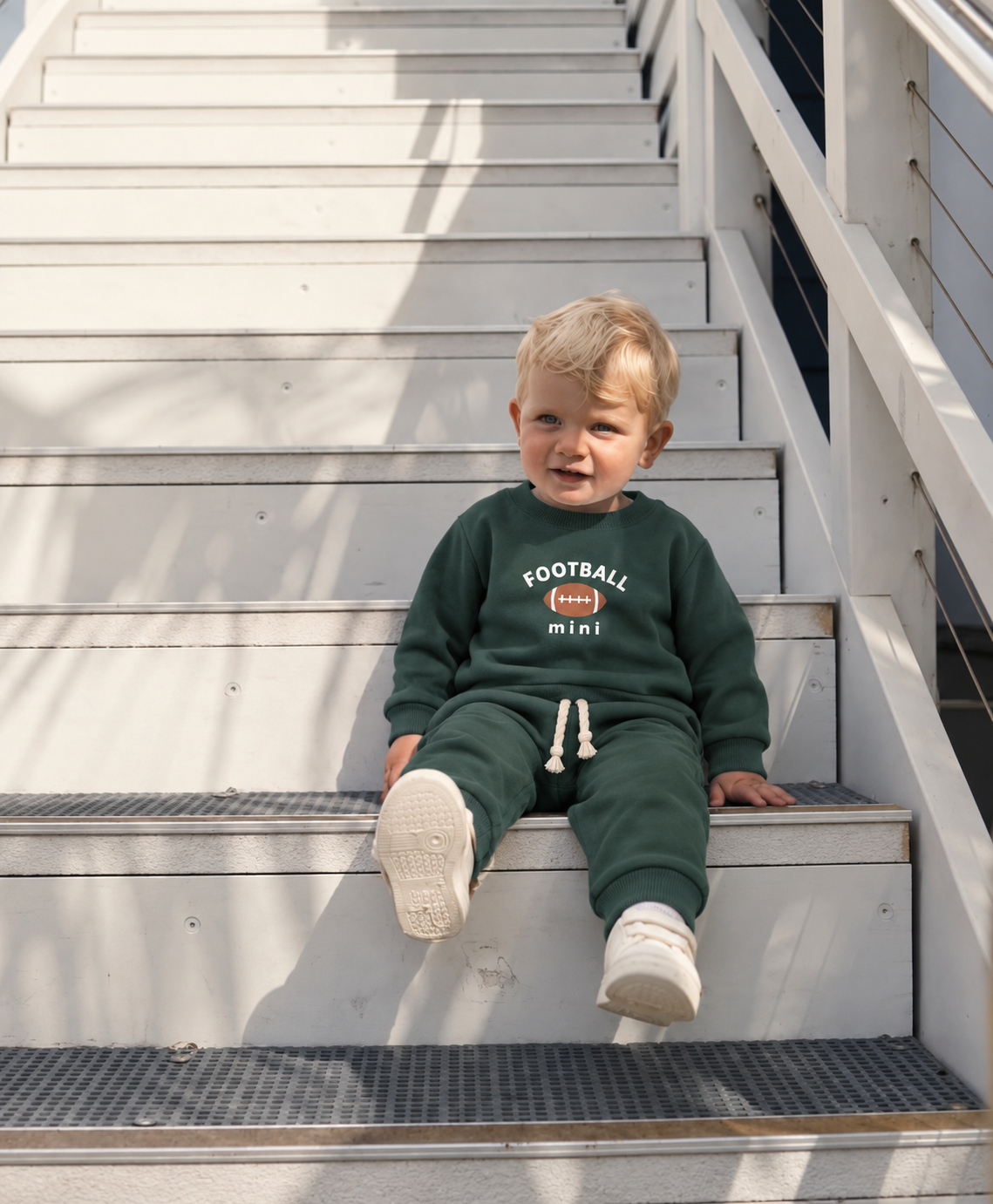 Conjunto Bebê Moletom Comfy Baseball Musgo