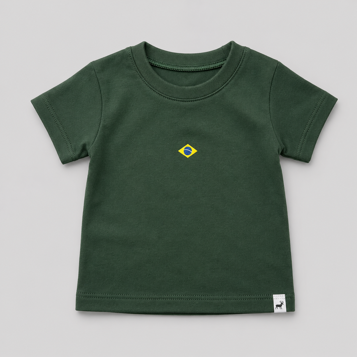 Camisa Brasileirinho Minimal Musgo