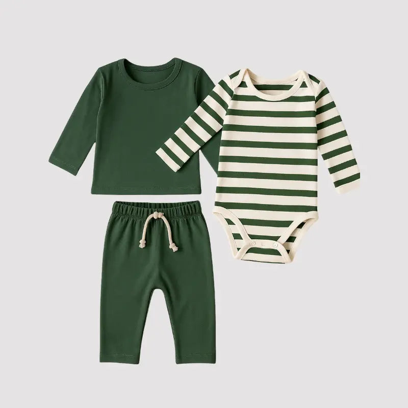 Kit 3 Pecas Baby Green