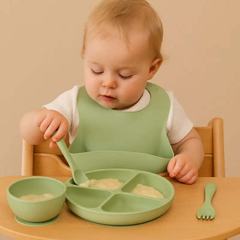 Kit Hora do Papa em Silicone Green